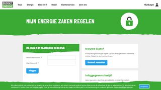 
                            10. Budget Energie | Inloggen