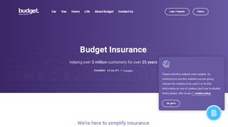 
                            8. Budget Insurance: Budget Car, Home, Van and Life Insurance