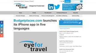 
                            11. Budgetplaces.com launches its iPhone app in five languages | Travel ...