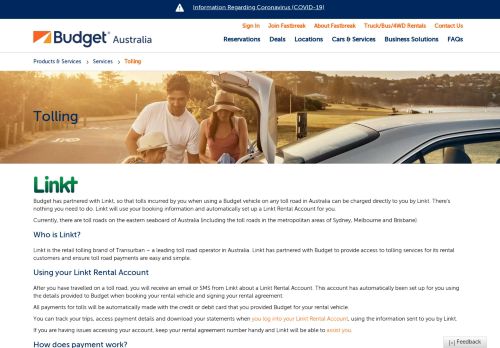 
                            12. Budget's e-Toll Programs | Budget Australia