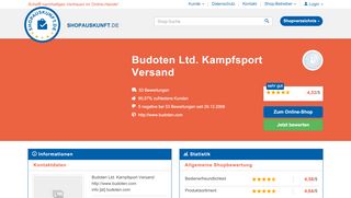 
                            9. Budoten Ltd. Kampfsport Versand: Erfahrungen, Bewertungen ...