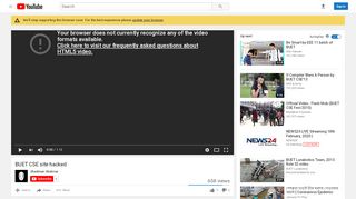 
                            7. BUET CSE site hacked - YouTube