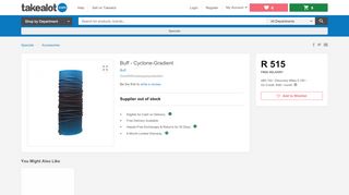 
                            12. Buff - Cyclone-Gradient | Buy Online in South Africa | takealot.com