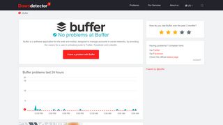 
                            7. Buffer down? Current outages and problems. | Downdetector
