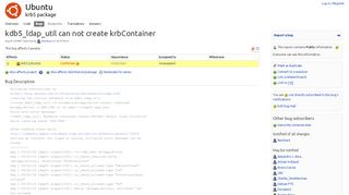 
                            5. Bug #1363897 “kdb5_ldap_util can not create krbContainer” : Bugs ...