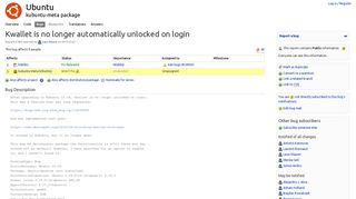 
                            8. Bug #1451865 “Kwallet is no longer automatically unlocked on log ...