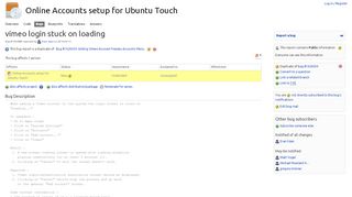 
                            13. Bug #1592884 “vimeo login stuck on loading” : Bugs : Online Accounts ...