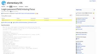 
                            8. Bug #1595694 “Login password field missing focus” : Bugs ...