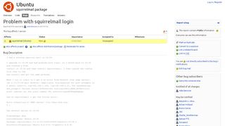 
                            12. Bug #1653530 “Problem with squirrelmail login” : Bugs : squirrelmail ...