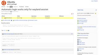 
                            13. Bug #1719128 “Automatic login works only for wayland session ...