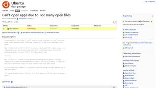 
                            12. Bug #1771329 “Can't open apps due to Too many open files” : Bugs ...