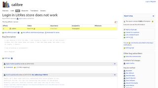 
                            5. Bug #1795910 “Login in LitRes store does not work” : Bugs : calibre