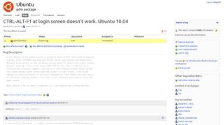 
                            5. Bug #540602 “CTRL-ALT-F1 at login screen doesn't work. Ubuntu 10 ...