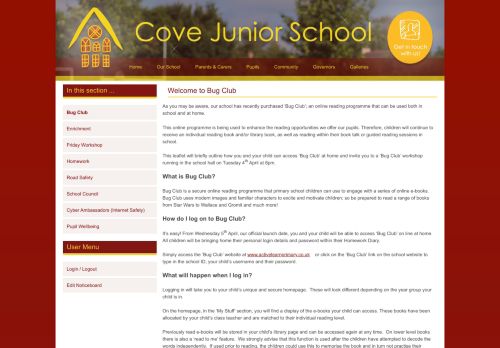 
                            10. Bug Club - Cove Junior School