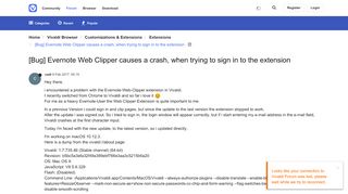 
                            13. [Bug] Evernote Web Clipper causes a crash, when trying to sign in ...