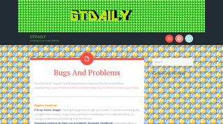 
                            6. Bugs And Problems – GTDAILY - Growtopia Fan-made Website