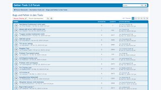 
                            8. Bugs und Fehler in den Tools - Getter-Tools 2.0 Forum
