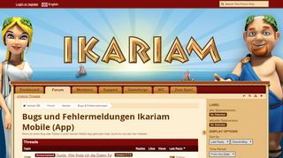 
                            5. Bugs und Fehlermeldungen Ikariam Mobile (App) - Ikariam DE