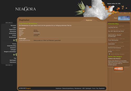 
                            7. Bugtracker - Neagora