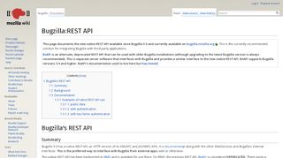 
                            13. Bugzilla:REST API - MozillaWiki