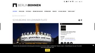 
                            10. Bühne – Schaubühne am Lehniner Platz – Berlin Bühnen