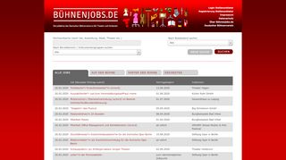 
                            13. Bühnenjobs.de - Die Jobbörse des Deutschen Bühnenvereins