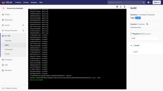 
                            7. build (#123) · Jobs · itfl-service-public / limesurvey-template · GitLab