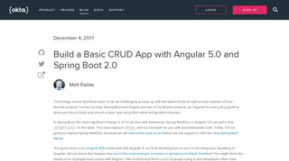 
                            9. Build a Basic CRUD App with Angular 5.0 and Spring Boot 2.0 | Okta ...