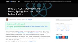 
                            9. Build a CRUD Application with React, Spring Boot, and User ...