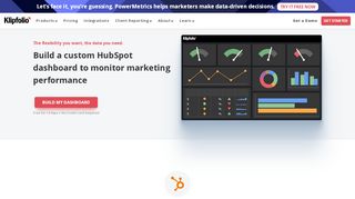 
                            7. Build a custom HubSpot dashboard to monitor marketing performance