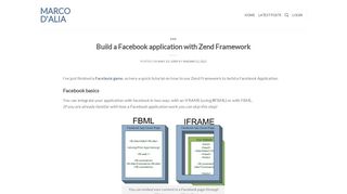 
                            8. Build a Facebook application with Zend Framework – Marco D'Alia