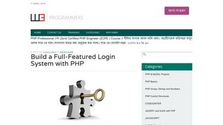 
                            4. Build a Full-Featured Login System with PHP - w3programmers