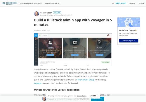 
                            13. Build a fullstack admin app with Voyager in 5 minutes | Codementor