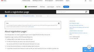 
                            1. Build a registration page in Dreamweaver - Adobe Help ...