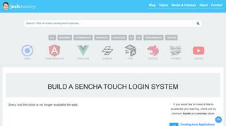 
                            7. Build a Sencha Touch Login System (from scratch!) | eBook