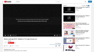 
                            5. Build a web app 2019 - Bubble.is 7/x Login Screen pt 2 - YouTube