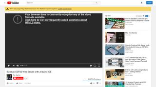 
                            8. Build an ESP32 Web Server with Arduino IDE - YouTube