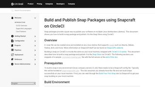 
                            6. Build and Publish Snap Packages using Snapcraft on CircleCI - CircleCI