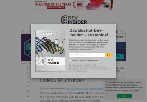 
                            12. Build-Projekt mit AWS CodeBuild umsetzen - Dev-Insider