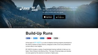 
                            6. Build-Up Runs — MY ASICS