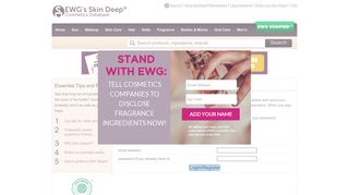 
                            1. Build Your Own Report - Skin Deep® Cosmetics Database | EWG
