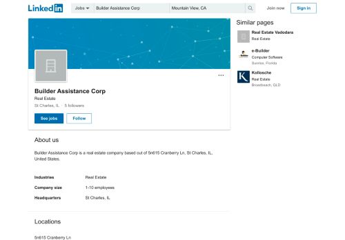 
                            12. Builder Assistance Corp | LinkedIn