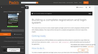 
                            11. Building a complete registration and login system - jQuery 2.0 ...