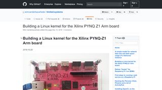 
                            7. Building a Linux kernel for the Xilinx PYNQ Z1 Arm board - GitHub
