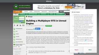 
                            9. Building a Multiplayer RTS in Unreal Engine - Gamasutra