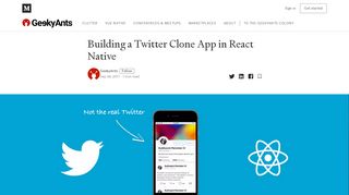 
                            13. Building a Twitter Clone App in React Native – The GeekyAnts Blog