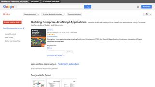 
                            10. Building Enterprise JavaScript Applications: Learn to build and ... - Google Books-Ergebnisseite