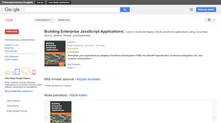
                            6. Building Enterprise JavaScript Applications: Learn to build and ... - Google-teoshaun tulos
