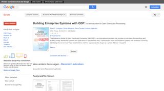 
                            10. Building Enterprise Systems with ODP: An Introduction to Open ... - Google Books-Ergebnisseite