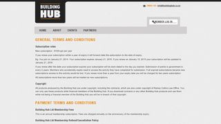 
                            8. Building Hub Membership Fees Terms and ... - The Building Hub